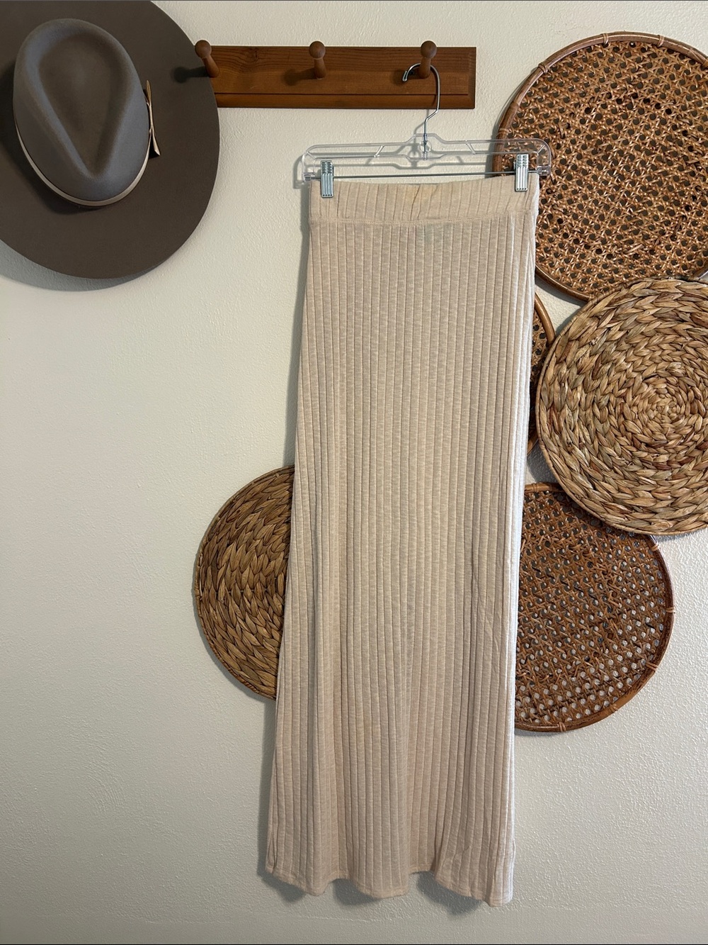 Free People Beach Ribbed Knit Maxi Skirt Size XS